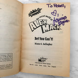 The Secret World of Alex Mack: Bet You Can't by Diana Gallagher SIGNED! by LARISA OLEYNICK [1995 PAPERBACK]