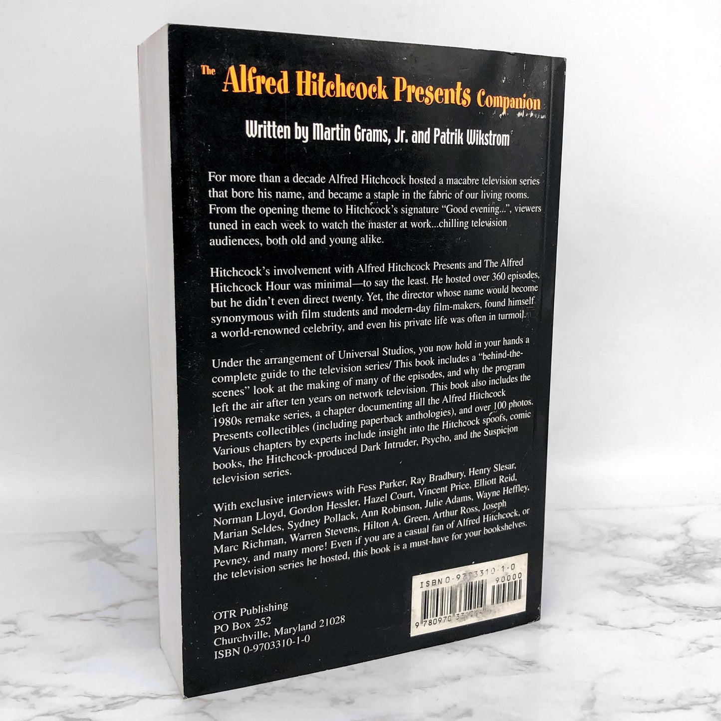 The Alfred Hitchcock Presents Companion by Martin Grams Jr. & Patrik Wikström [FIRST EDITION] 2001 • Rare & Long OOP!