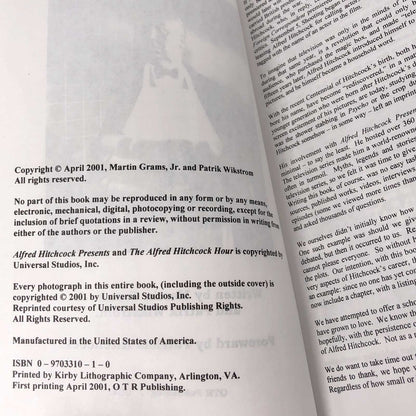 The Alfred Hitchcock Presents Companion by Martin Grams Jr. & Patrik Wikström [FIRST EDITION] 2001 • Rare & Long OOP!