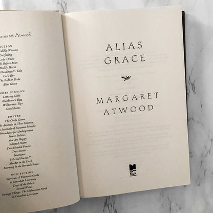 Alias Grace by Margaret Atwood [CA FIRST EDITION / FIRST PRINTING]