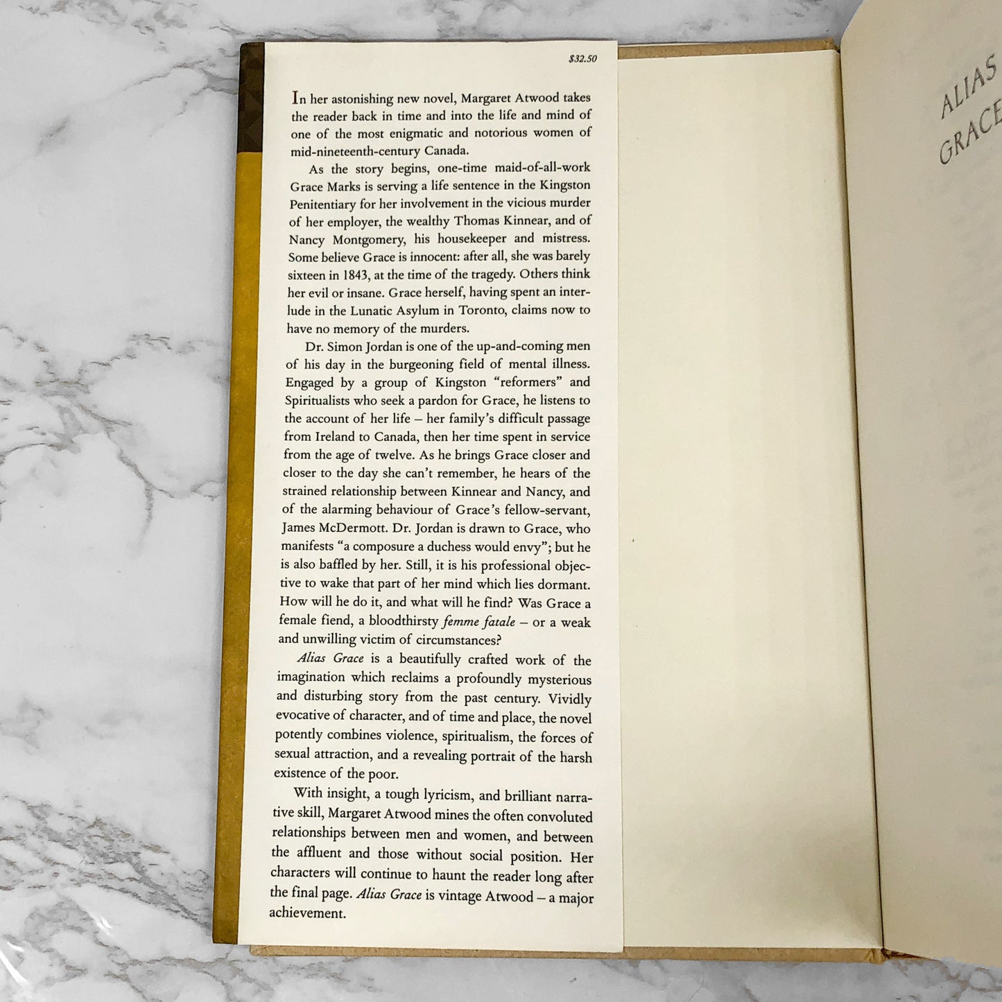 Alias Grace by Margaret Atwood [CANADIAN FIRST EDITION] 1996 • Mcclelland & Stewart