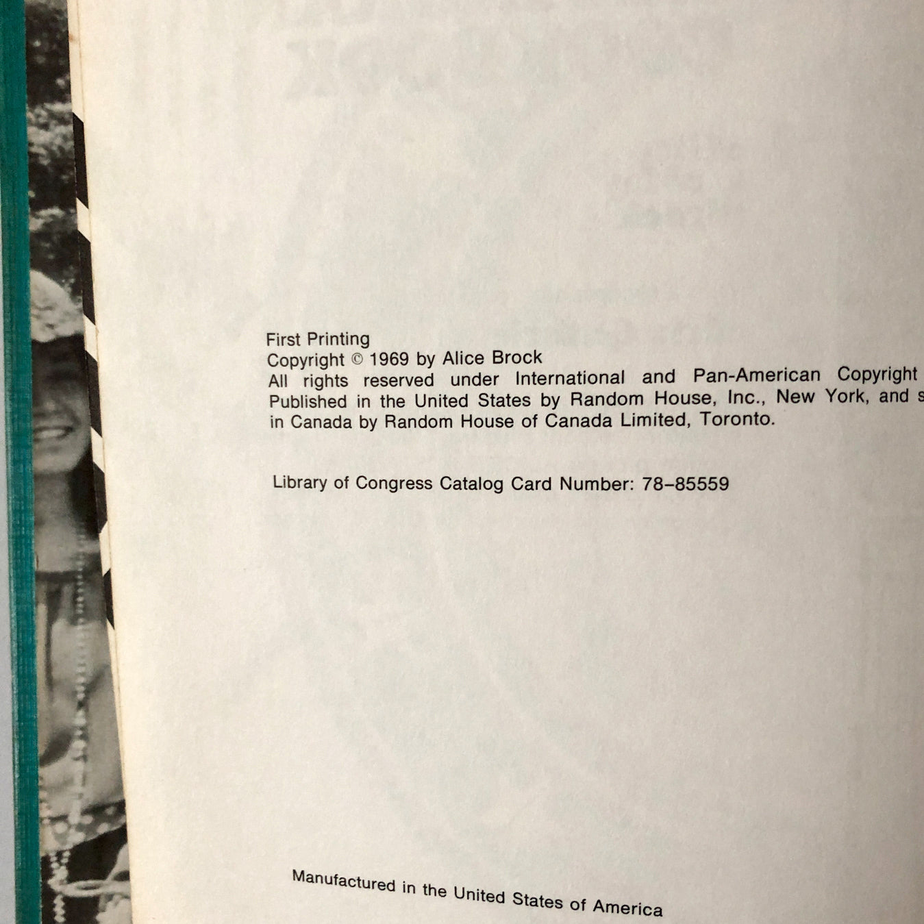 Alice's Restaurant Cookbook by Alice May Brock [FIRST EDITION / FIRST PRINTING]