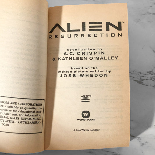 Alien Resurrection by A.C. Crispin & Joss Whedon [MOVIE TIE-IN PAPERBACK] - Bookshop Apocalypse