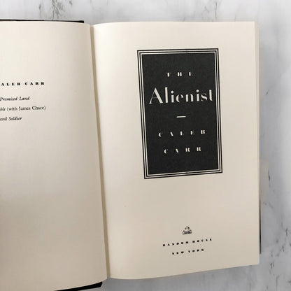 The Alienist by Caleb Carr [BOOK CLUB FIRST EDITION / 1994]