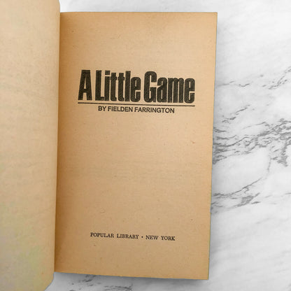 A Little Game by Fielden Farrington [1968 PAPERBACK]