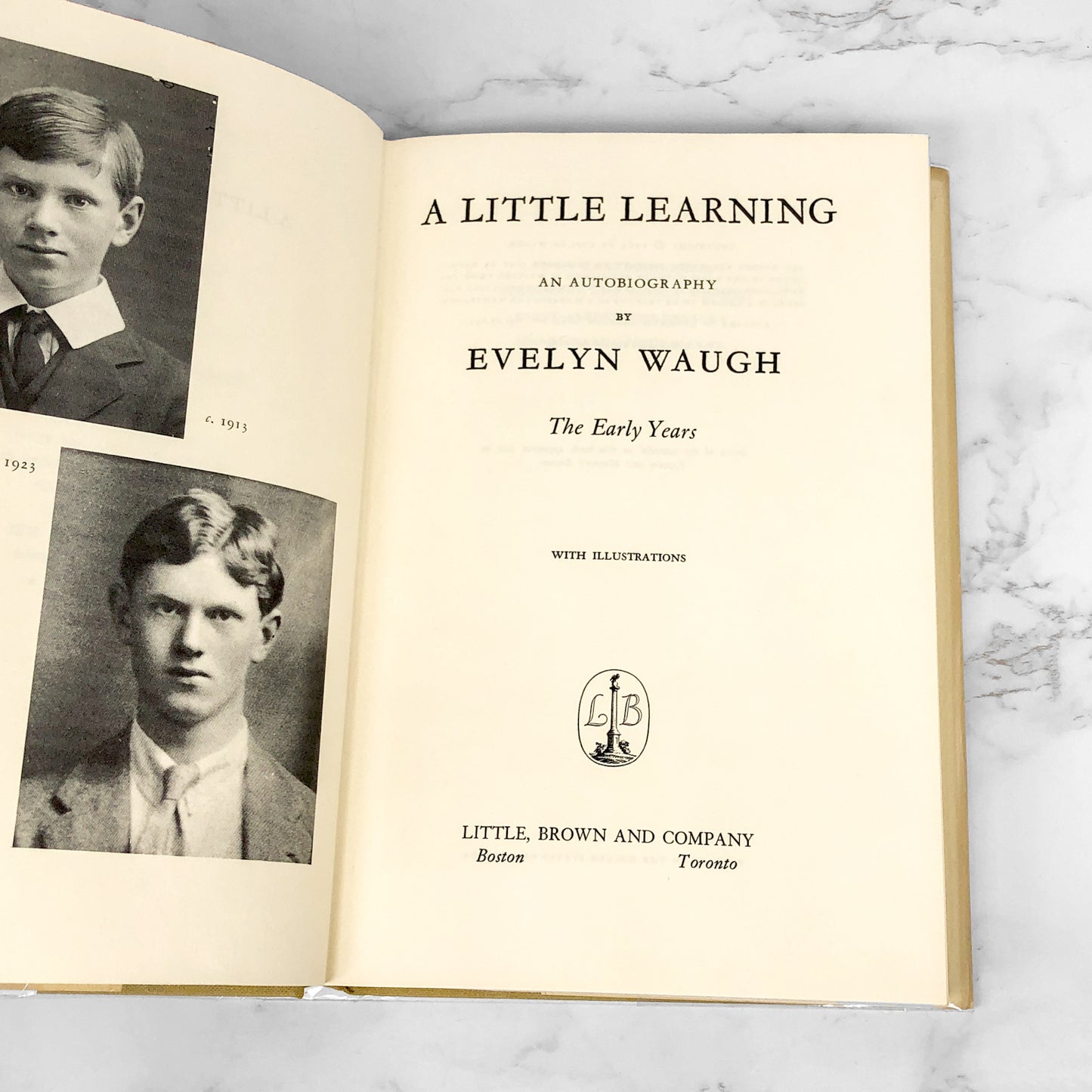 A Little Learning: An Autobiography by Evelyn Waugh [FIRST EDITION • FIRST PRINTING] 1964