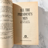 All The President's Men by Carl Bernstein and Bob Woodward [1976 PAPERBACK] - Bookshop Apocalypse
