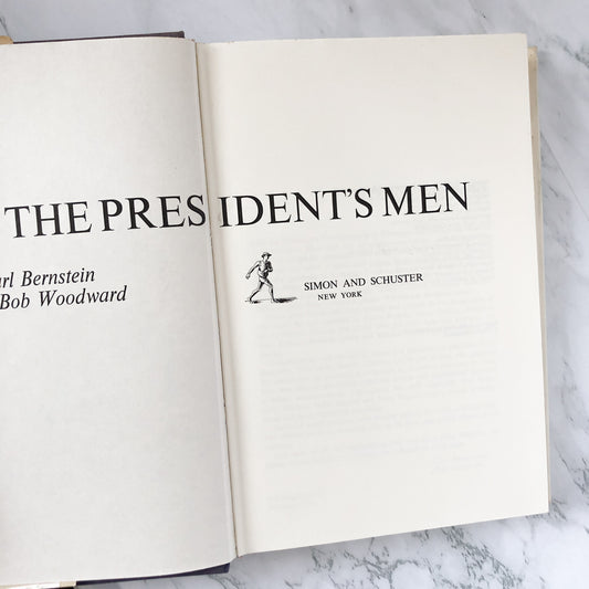 All The President's Men by Carl Bernstein and Bob Woodward [FIRST EDITION] - Bookshop Apocalypse