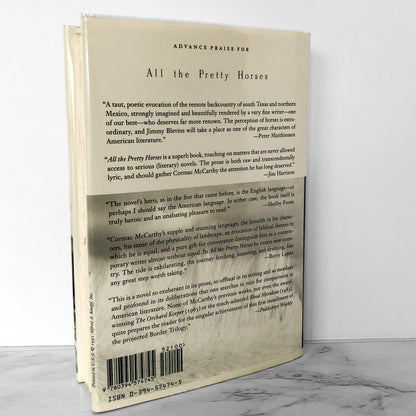All the Pretty Horses by Cormac Mccarthy [FIRST EDITION • 5th PRINTING] 1992