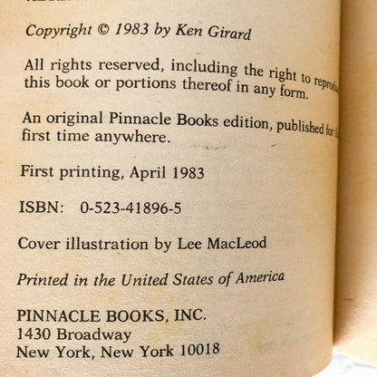 Altered Egos by Kenneth Girard [FIRST PRINTING / 1983]