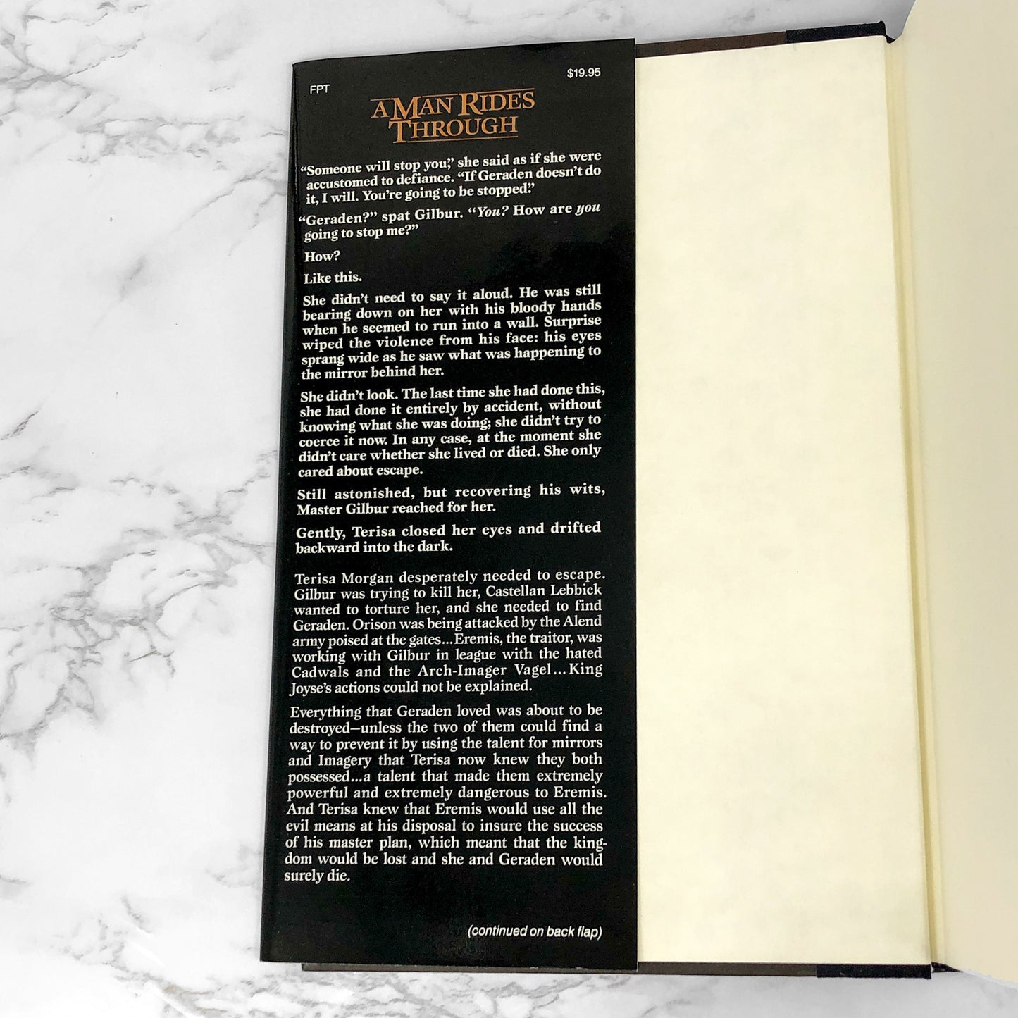 A Man Rides Through by Stephen R. Donaldson [FIRST EDITION • FIRST PRINTING] 1987