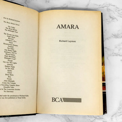Amara by Richard Laymon [2003 U.K. HARDCOVER]