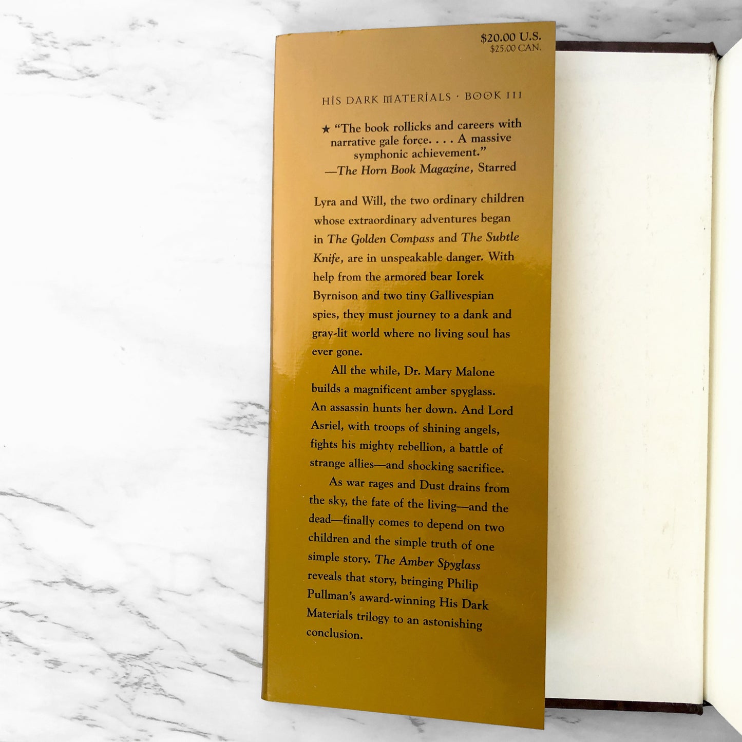 The Amber Spyglass by Philip Pullman [FIRST EDITION] His Dark Materials #3