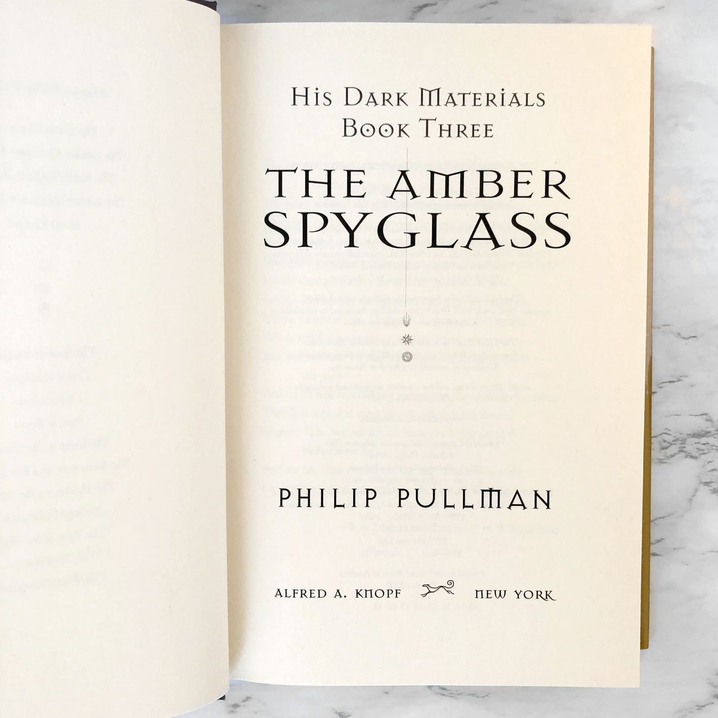 The Amber Spyglass by Philip Pullman [FIRST EDITION] His Dark Materials #3