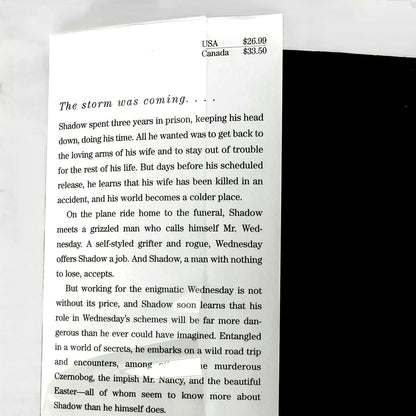 American Gods by Neil Gaiman [FIRST EDITION] 2001