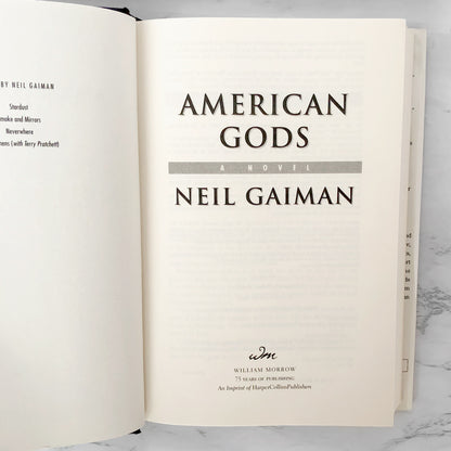 American Gods by Neil Gaiman [FIRST EDITION] 2001