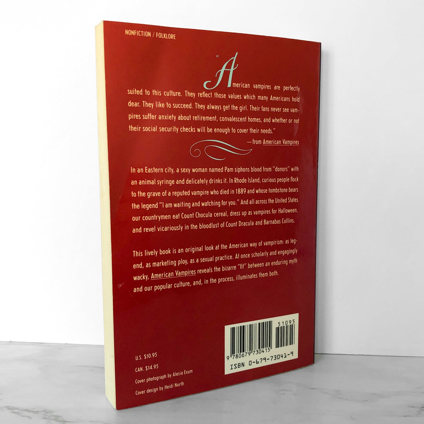 American Vampires: Fans, Victims and Practitioners by Norine Dresser [TRADE PAPERBACK / 1990]