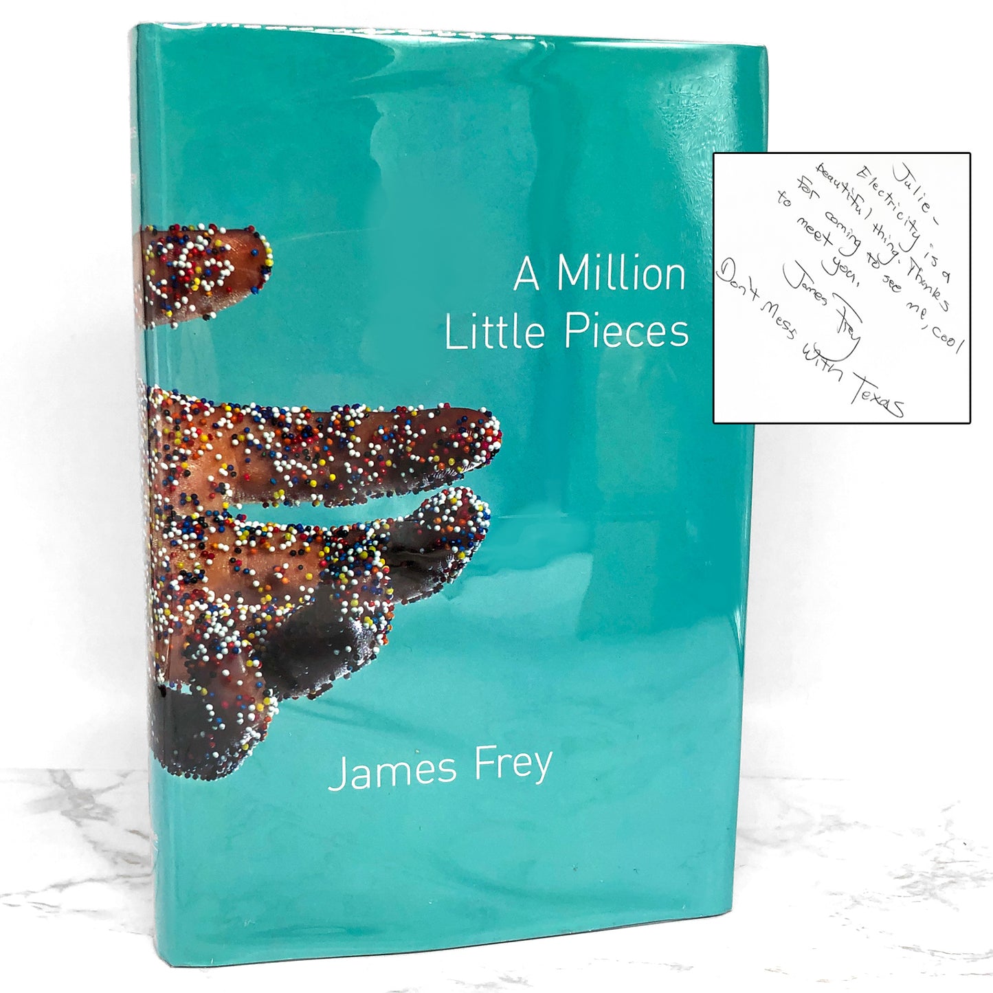 A Million Little Pieces by James Frey SIGNED! [FIRST EDITION * FIRST PRINTING] 2003 • Doubleday