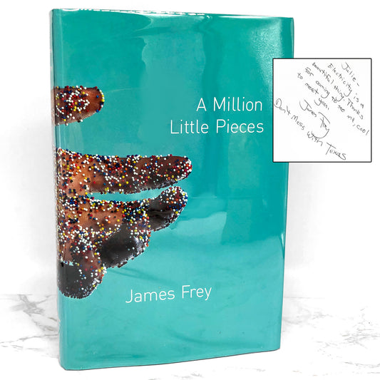 A Million Little Pieces by James Frey SIGNED! [FIRST EDITION * FIRST PRINTING] 2003 • Doubleday