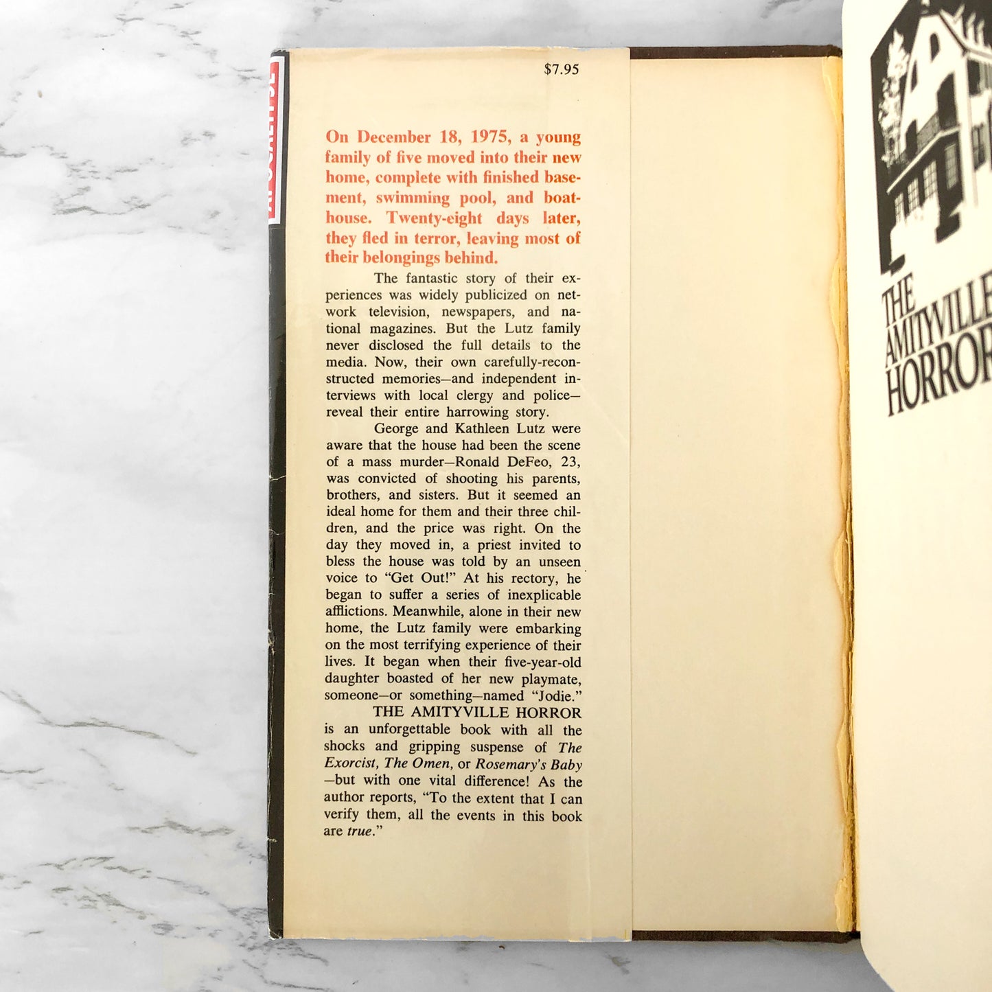 The Amityville Horror by Jay Anson [FIRST EDITION / 1977]