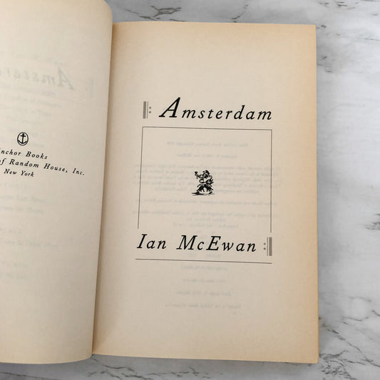 Amsterdam by Ian McEwan [1999 TRADE PAPERBACK]