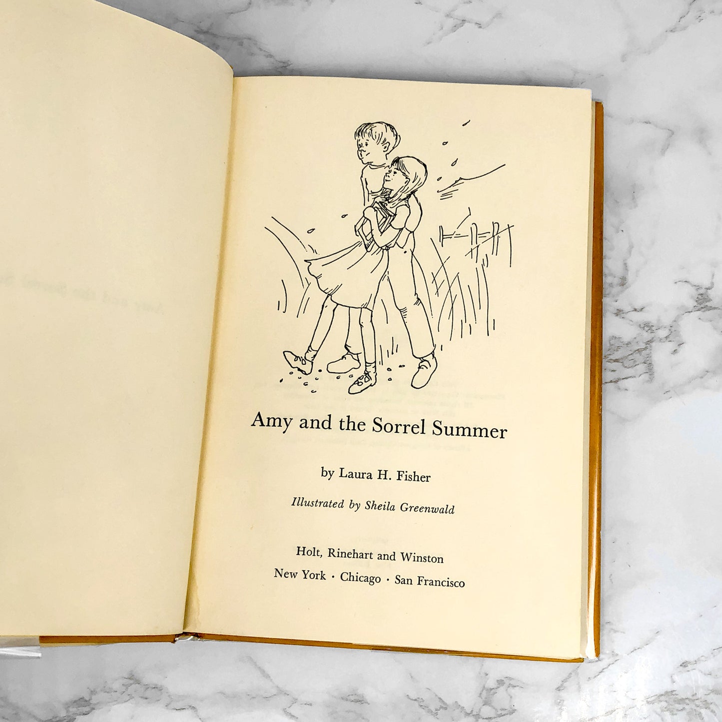 Amy and the Sorrel Summer by Laura Fisher & Sheila Greenwald [FIRST EDITION] 1964