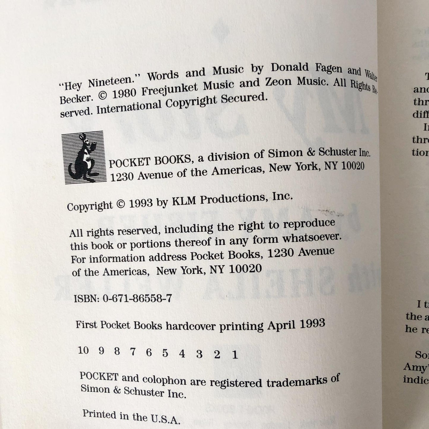 My Story by Amy Fisher [FIRST EDITION / 1993]