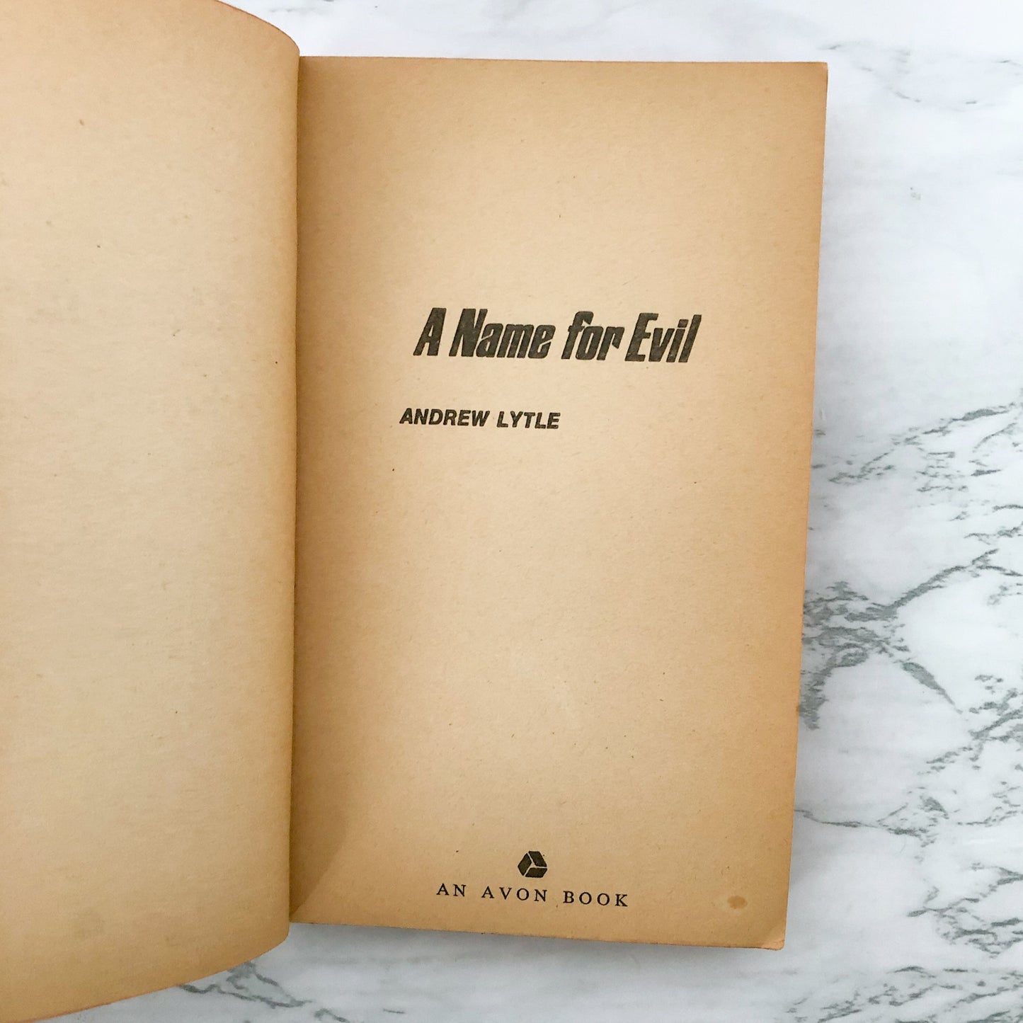 A Name for Evil by Andrew Lytle [1969 PAPERBACK]