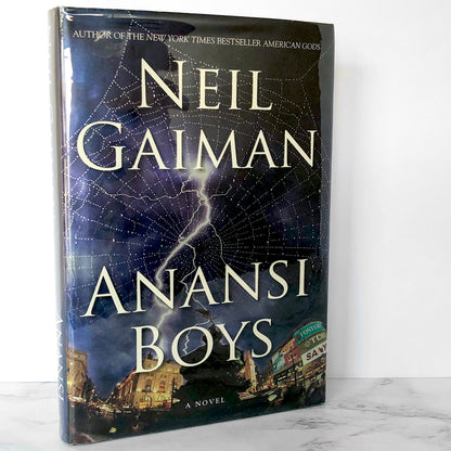 Anansi Boys by Neil Gaiman [FIRST EDITION • FIRST PRINTING] 2005 • William Morrow