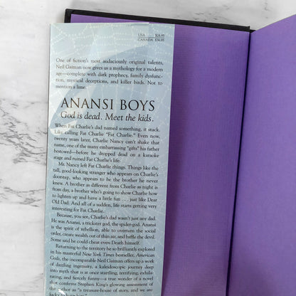 Anansi Boys by Neil Gaiman [FIRST EDITION • FIRST PRINTING] 2005 • William Morrow