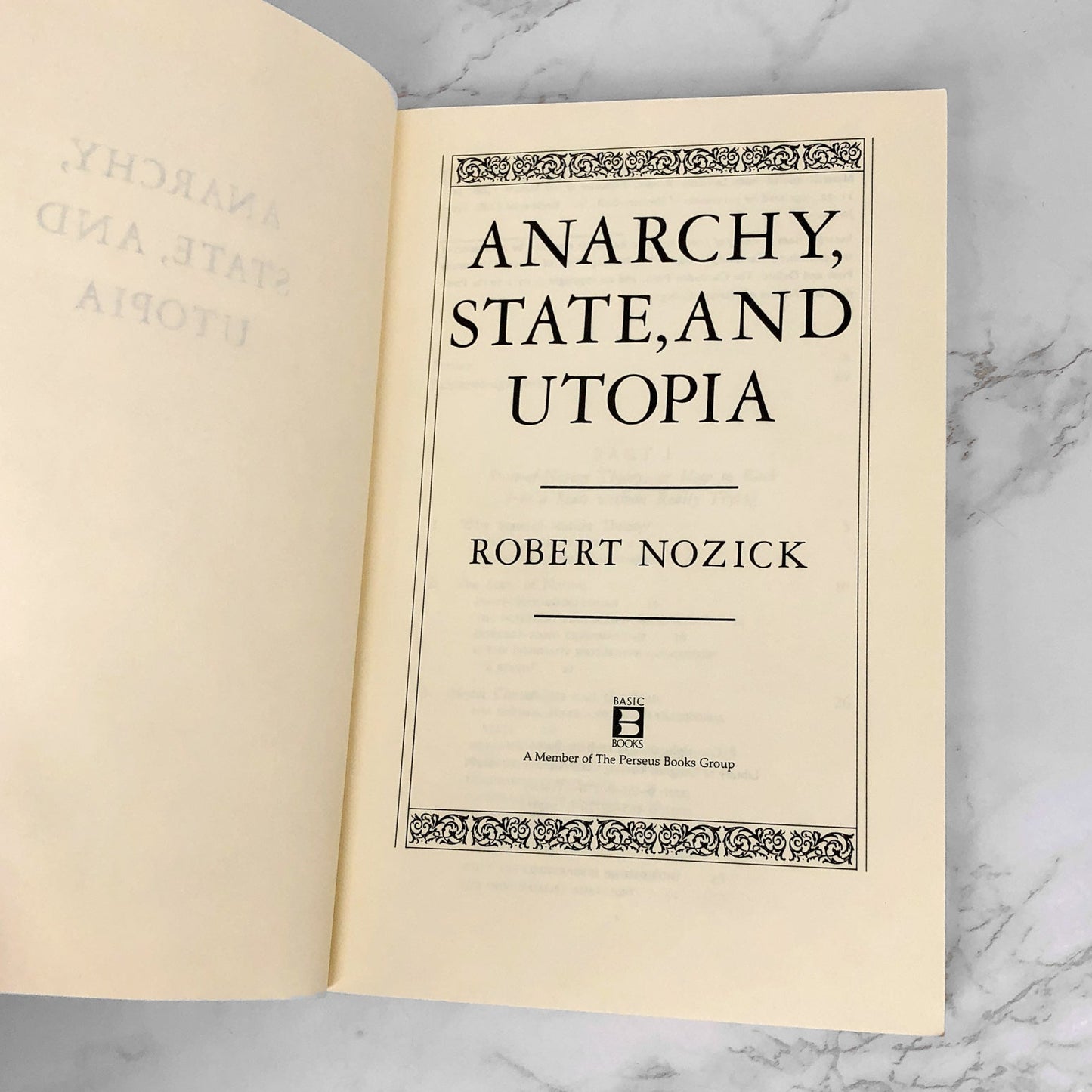 Anarchy, State and Utopia by Robert Nozick [TRADE PAPERBACK] 1974