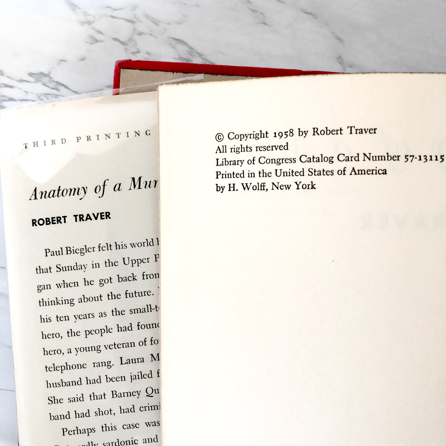 Anatomy of a Murder by Robert Traver [FIRST EDITION] 1958 • St. Martin's Press