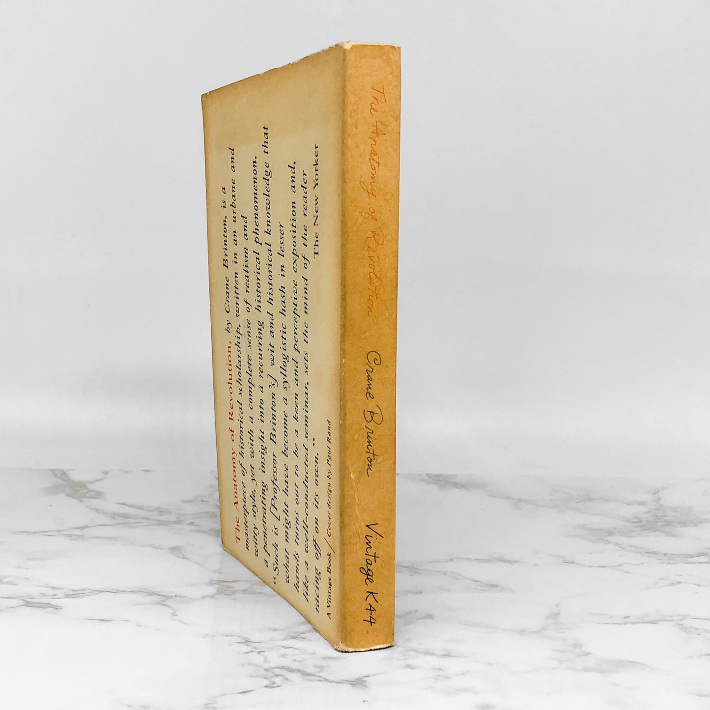 The Anatomy of Revolution by Crane Brinton [1957 PAPERBACK]