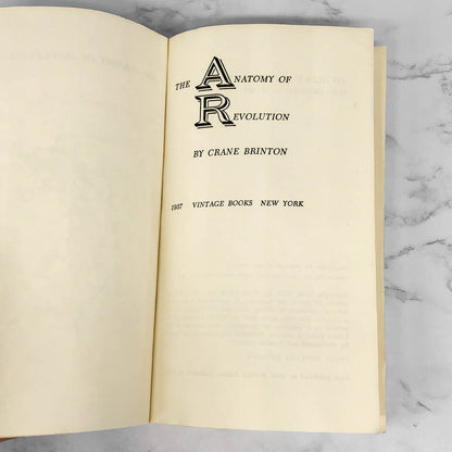 The Anatomy of Revolution by Crane Brinton [1957 PAPERBACK]