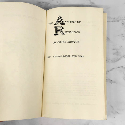 The Anatomy of Revolution by Crane Brinton [1957 PAPERBACK]