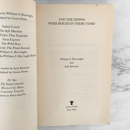 And the Hippos Were Boiled in Their Tanks by William S. Burroughs & Jack Kerouac [TRADE PAPERBACK / 2008]