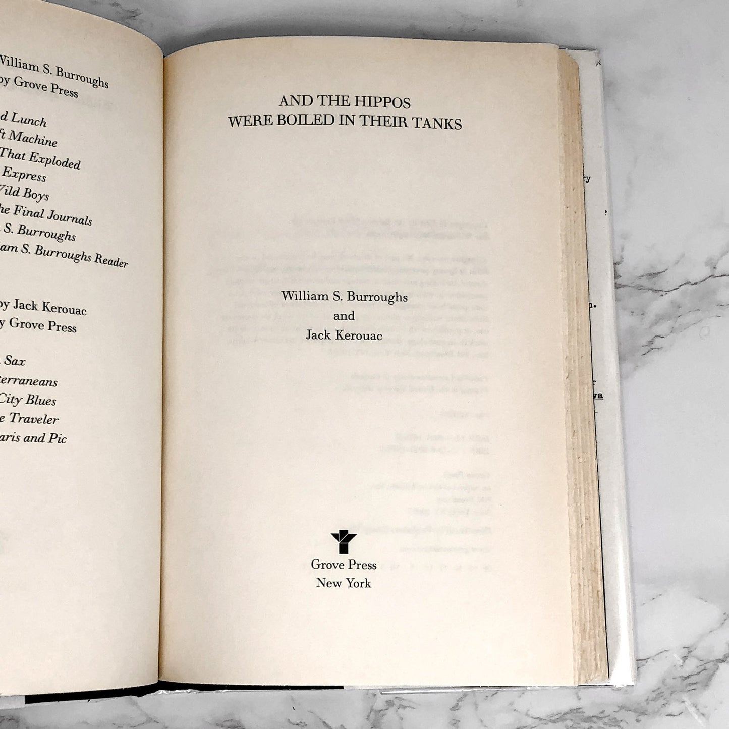 And the Hippos Were Boiled in Their Tanks by William S. Burroughs & Jack Kerouac [FIRST EDITION / FIRST PRINTING]