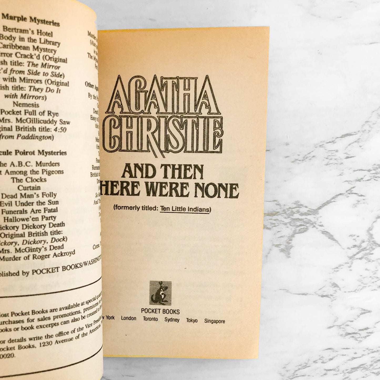 And Then There Were None by Agatha Christie [1986 PAPERBACK]