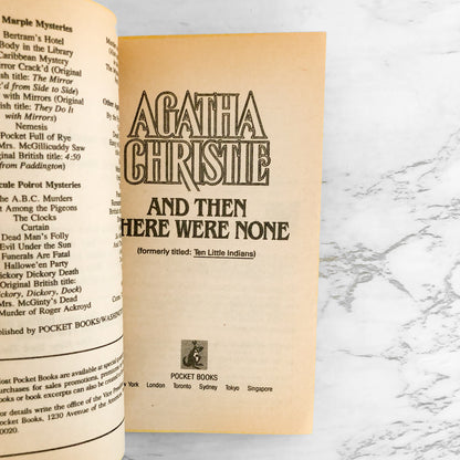 And Then There Were None by Agatha Christie [1986 PAPERBACK]