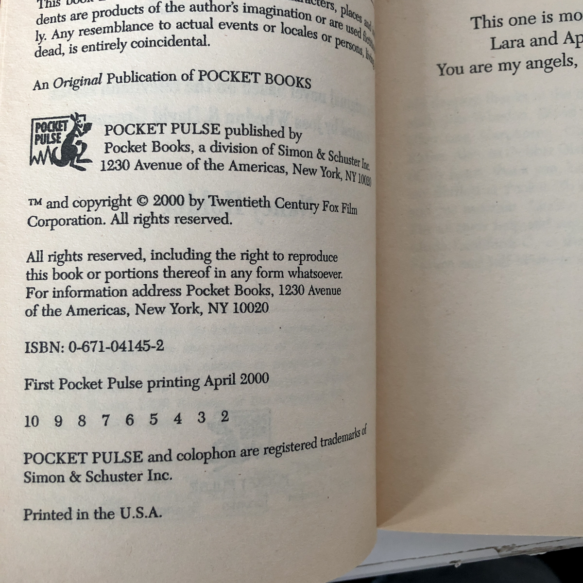 Angel: 6 Paperback Set [AVATAR, BRUJA, NOT FORGOTTEN, SHAKEDOWN, HAUNTED, THE SUMMONED] - Bookshop Apocalypse