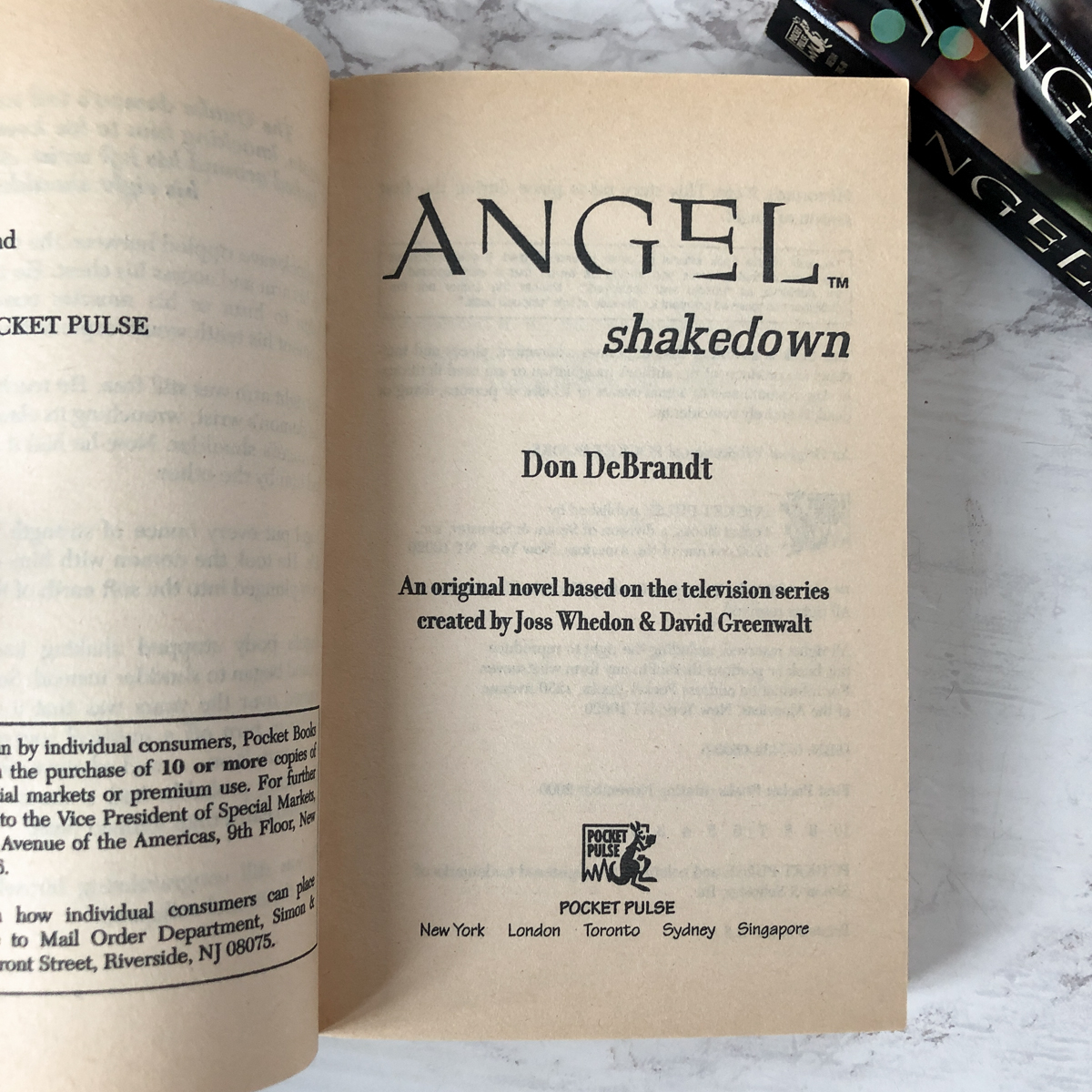 Angel: 6 Paperback Set [AVATAR, BRUJA, NOT FORGOTTEN, SHAKEDOWN, HAUNTED, THE SUMMONED] - Bookshop Apocalypse