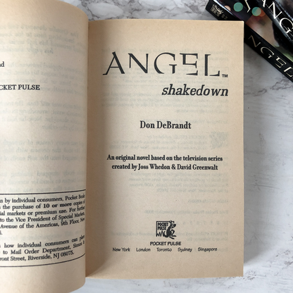 Angel: 6 Paperback Set [AVATAR, BRUJA, NOT FORGOTTEN, SHAKEDOWN, HAUNTED, THE SUMMONED] - Bookshop Apocalypse