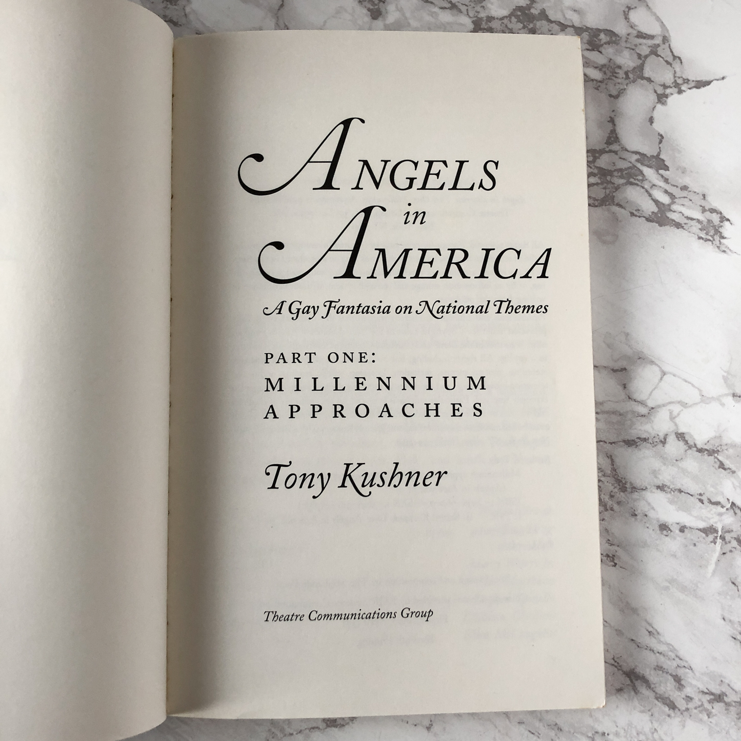 Angels in America Part One: Millennium Approaches by Tony Kushner [FIRST EDITION] - Bookshop Apocalypse