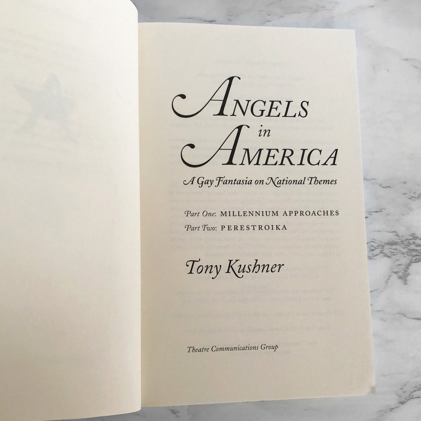 Angels in America by Tony Kushner SIGNED! [FIRST COMPLETE EDITION] 2003