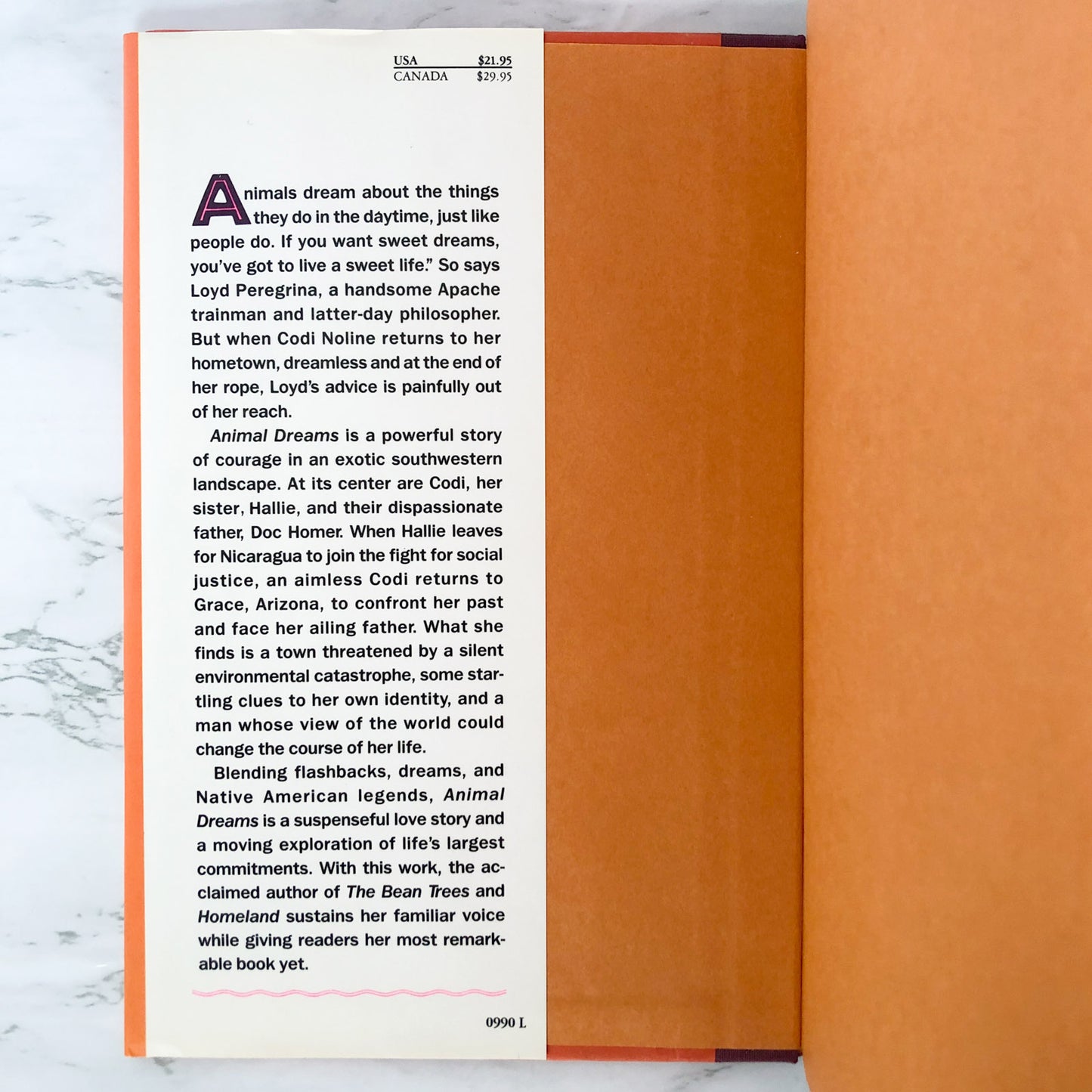 Animal Dreams by Barbara Kingsolver [FIRST EDITION / 1990]