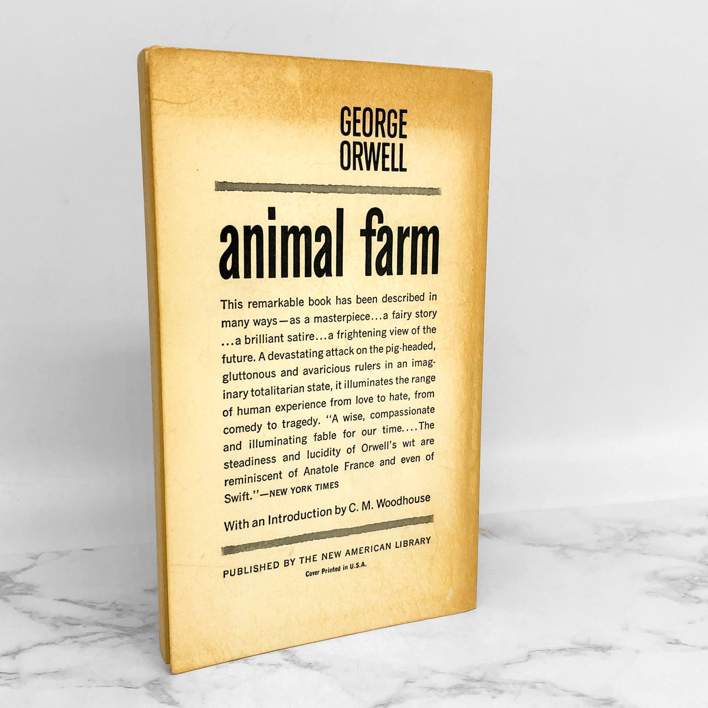 Animal Farm by George Orwell [1963 PAPERBACK] 15th Printing