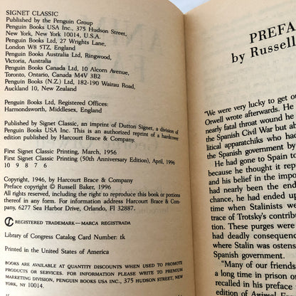 Animal Farm by George Orwell [1996 PAPERBACK]