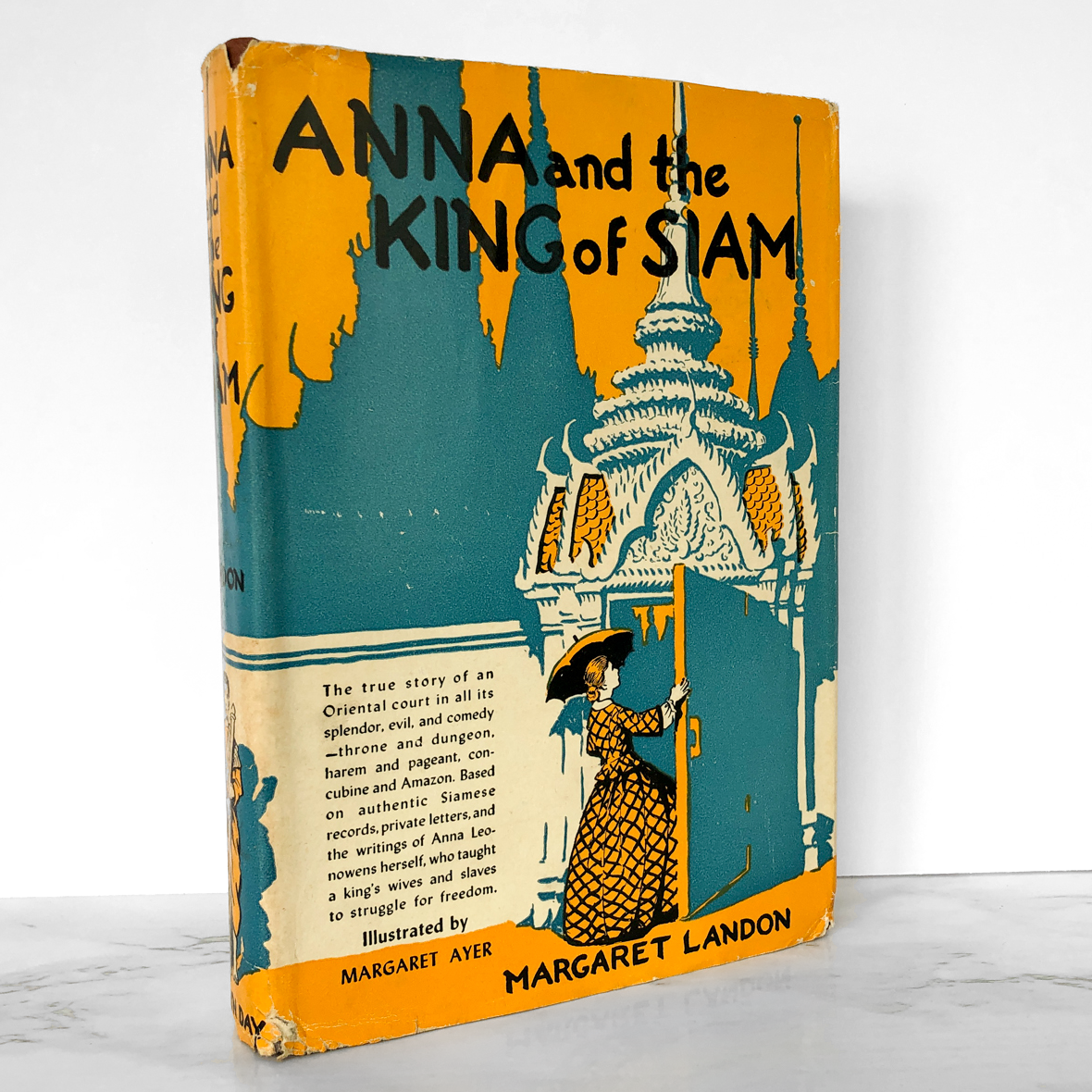 Anna and the King of Siam by Margaret Landon [BOOK CLUB FIRST EDITION / 1944]