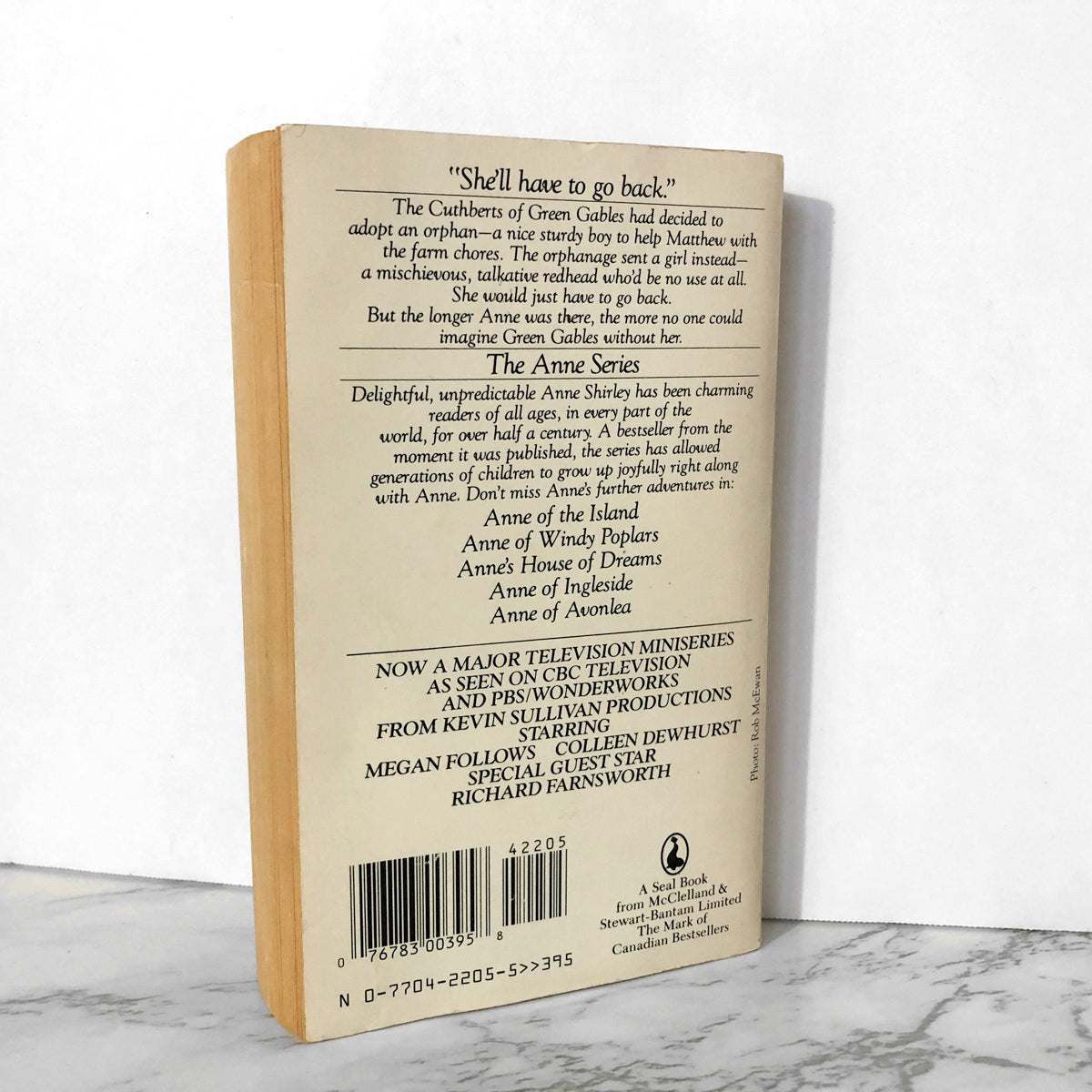 Anne of Green Gables by L.M. Montgomery [1985 MOVIE TIE-IN PAPERBACK] - Bookshop Apocalypse