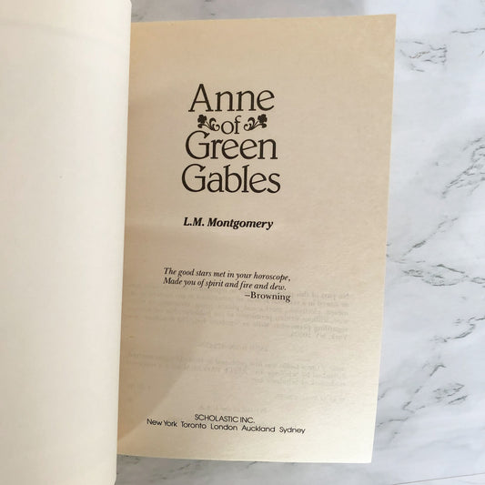Anne of Green Gables: 1-3 [Gables, Anne of Avonlea & Anne of The Island] by L.M. Montgomery [VINTAGE TRADE PAPEBACK SET]